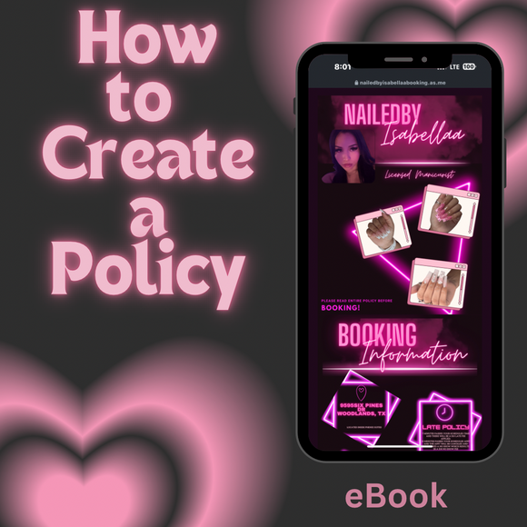 How To Create a Booking Policy